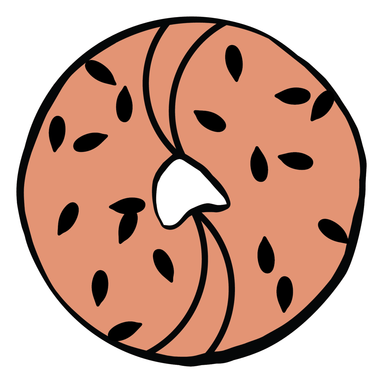 Contact cleo bagel clipart transparent