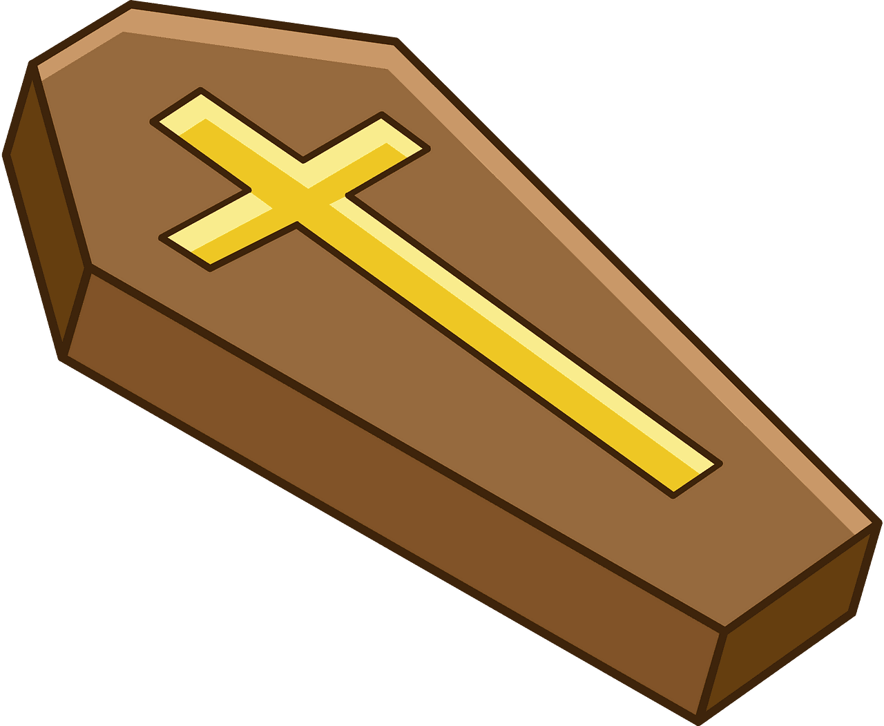 Coffin vector clipart images 4