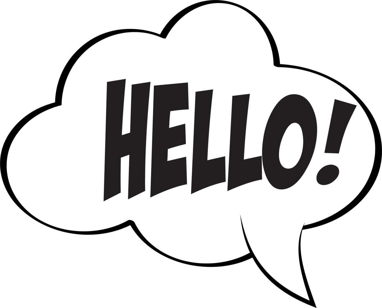 Hello hey hi greetings salutations clipart photo