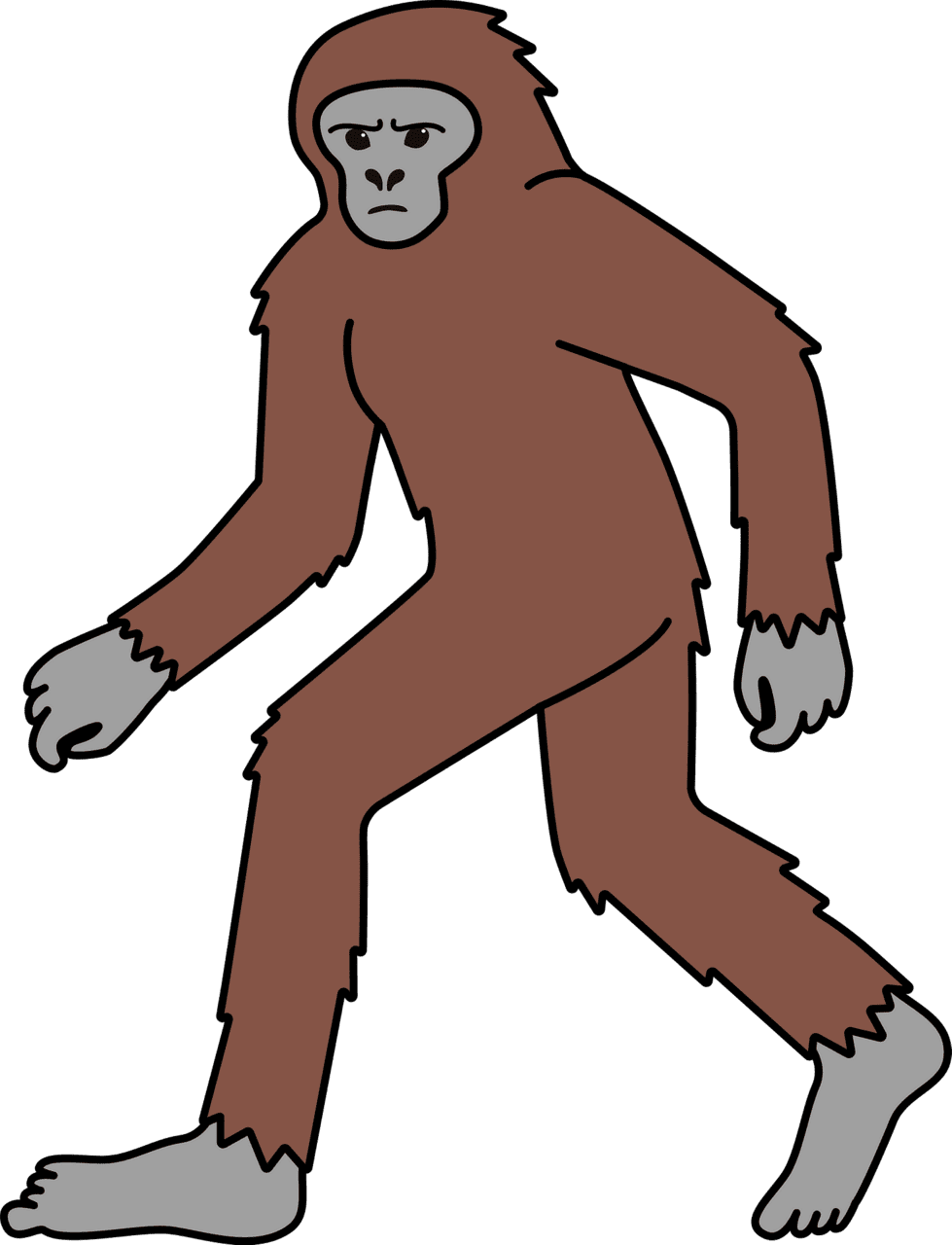 Bigfoot vector clipart images