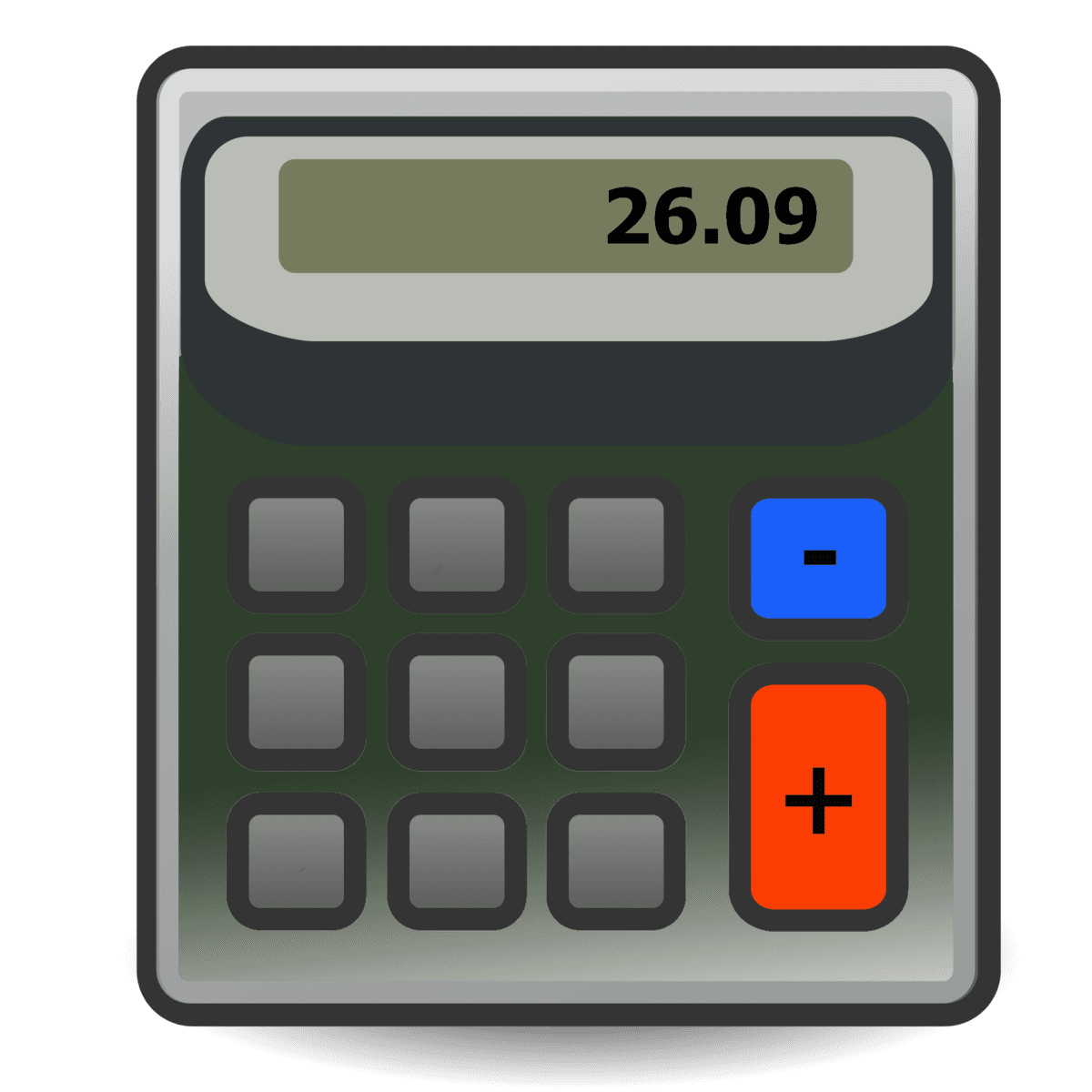 Accessories calculator clipart transparent