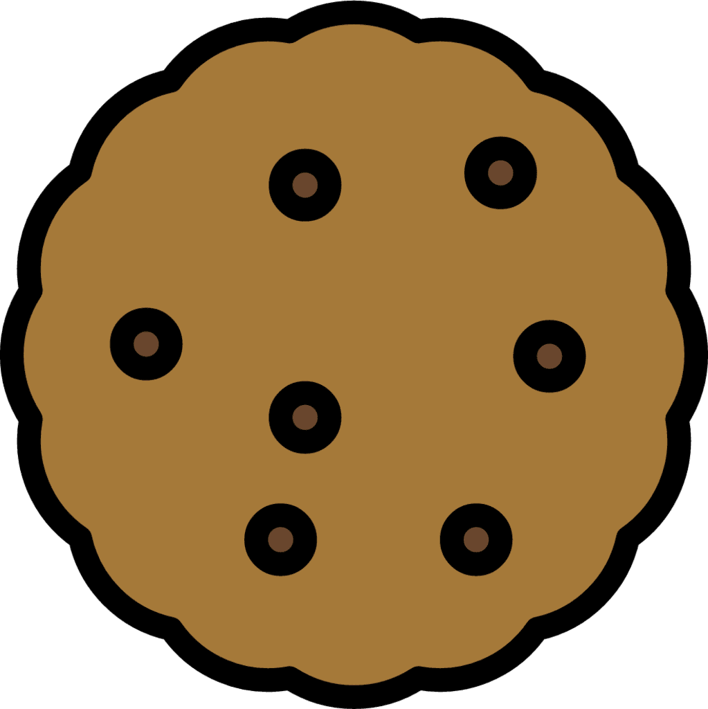 Chocolate chip cookie emoji for clipart free