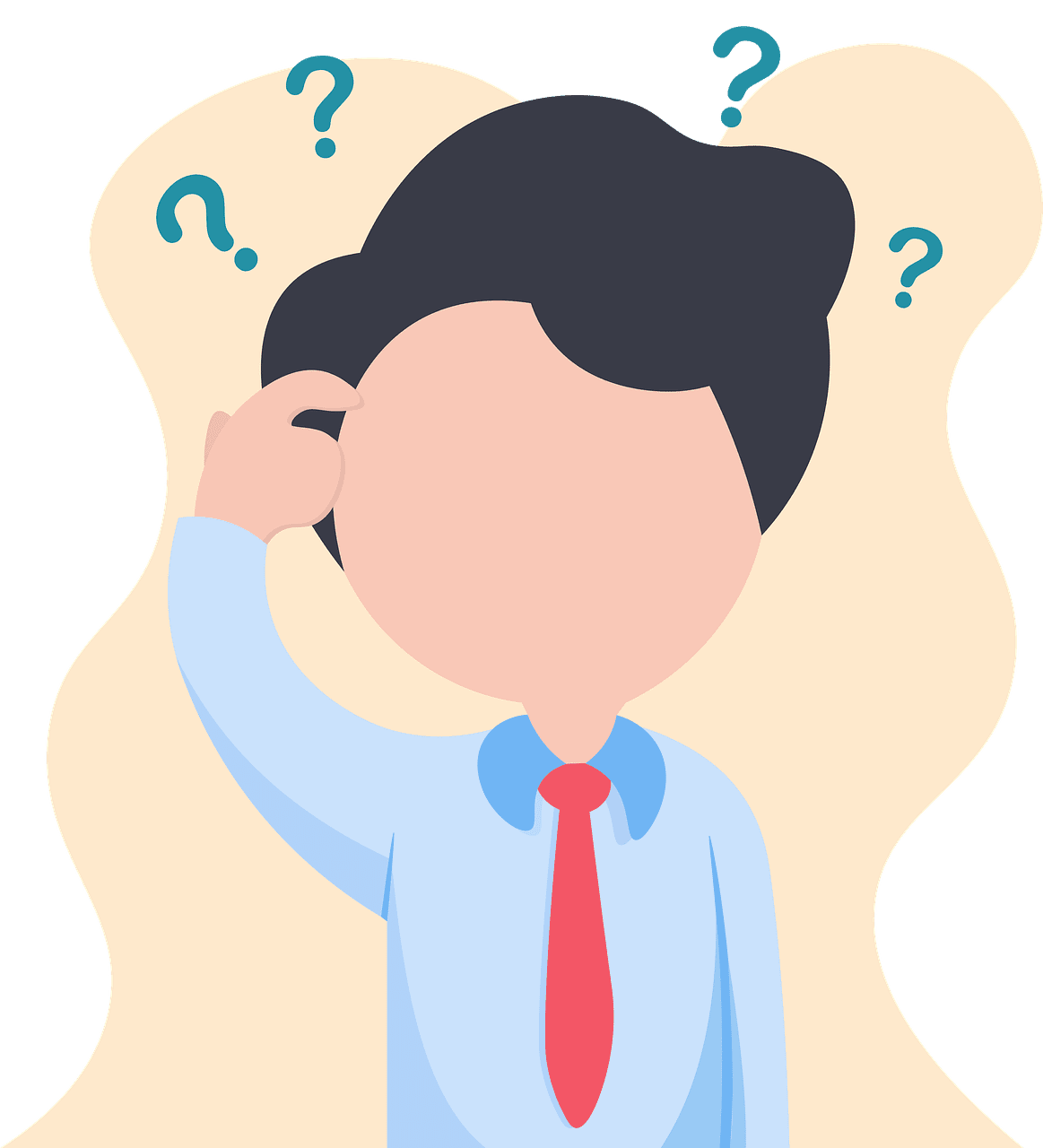 Confused person images clipart