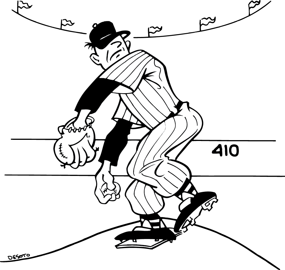 Baseball glove pin page clipart background