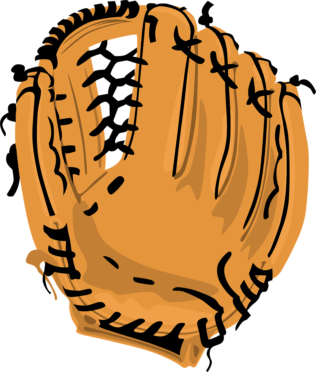 Baseball glove gloves vector graphic clipart