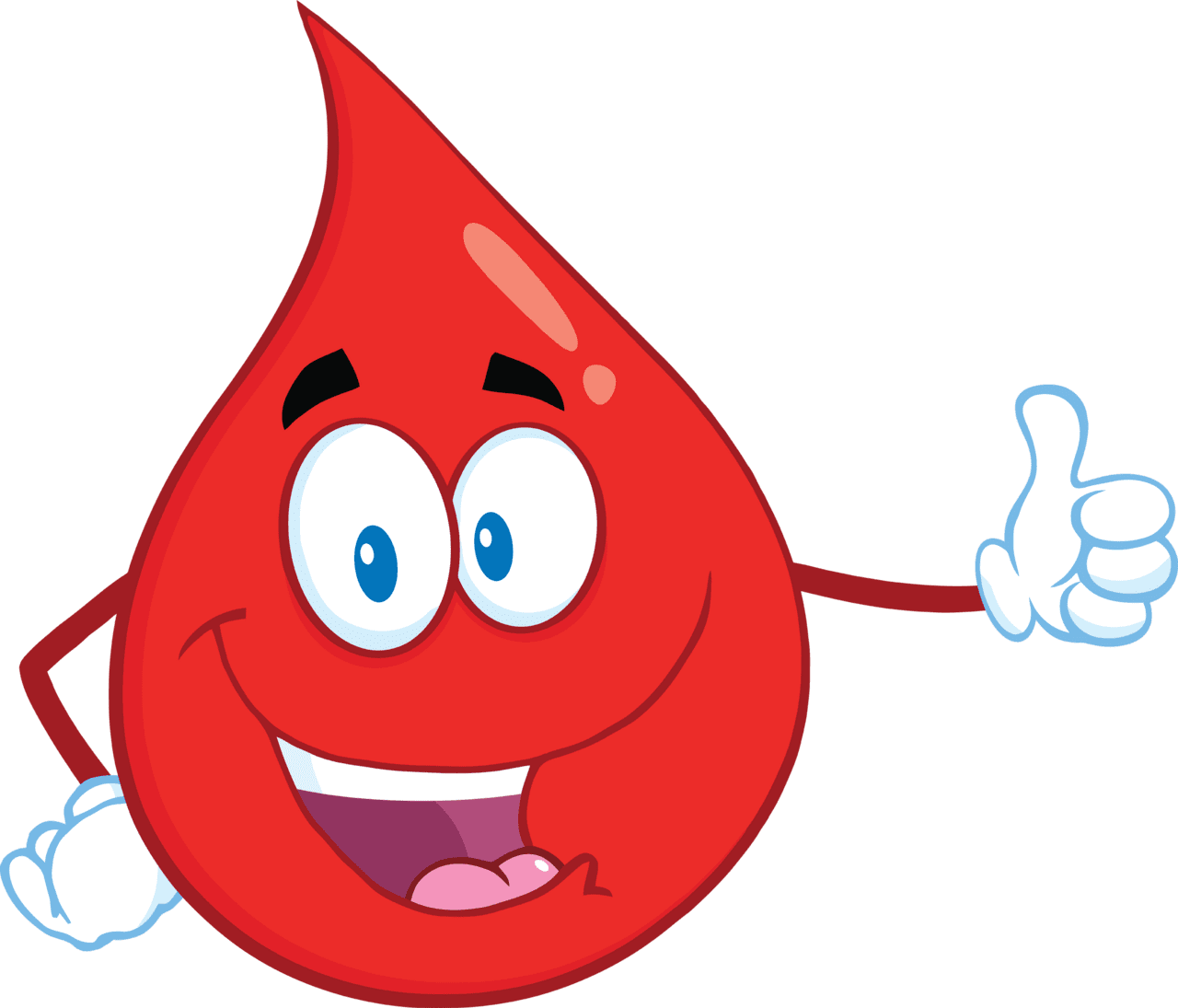 Source blood drop clipart image with no background