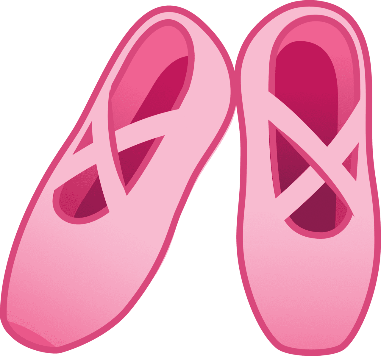 Ballet shoes emoji for clipart logo