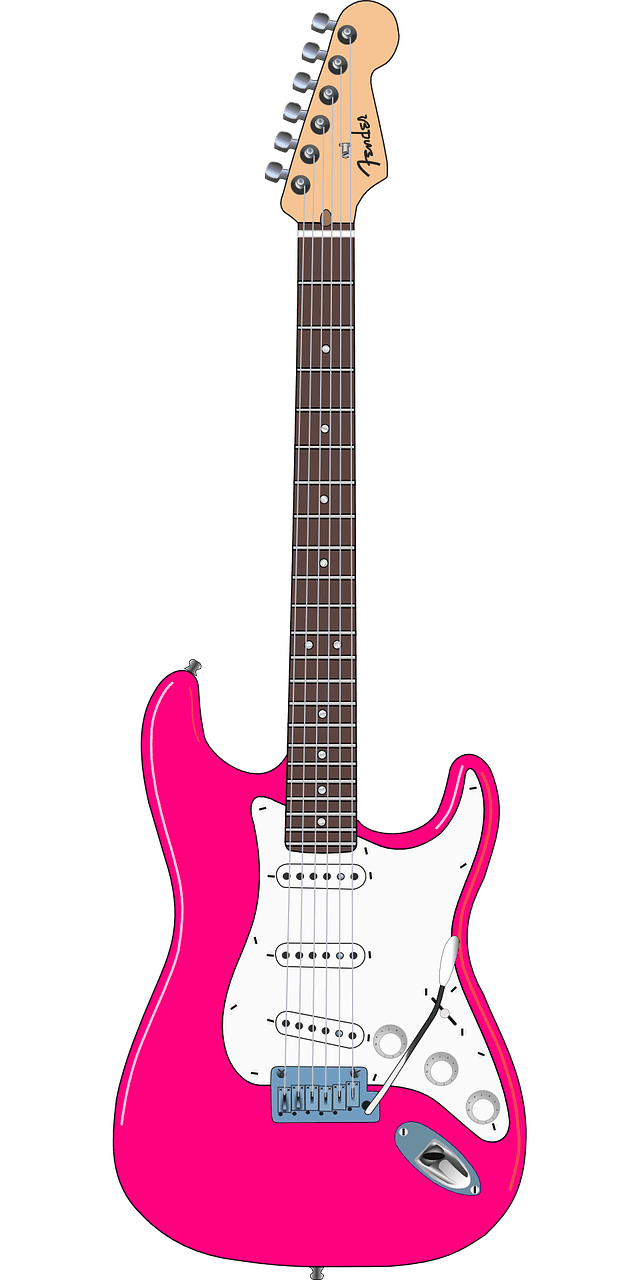 Electric guitar ax vector graphic clipart