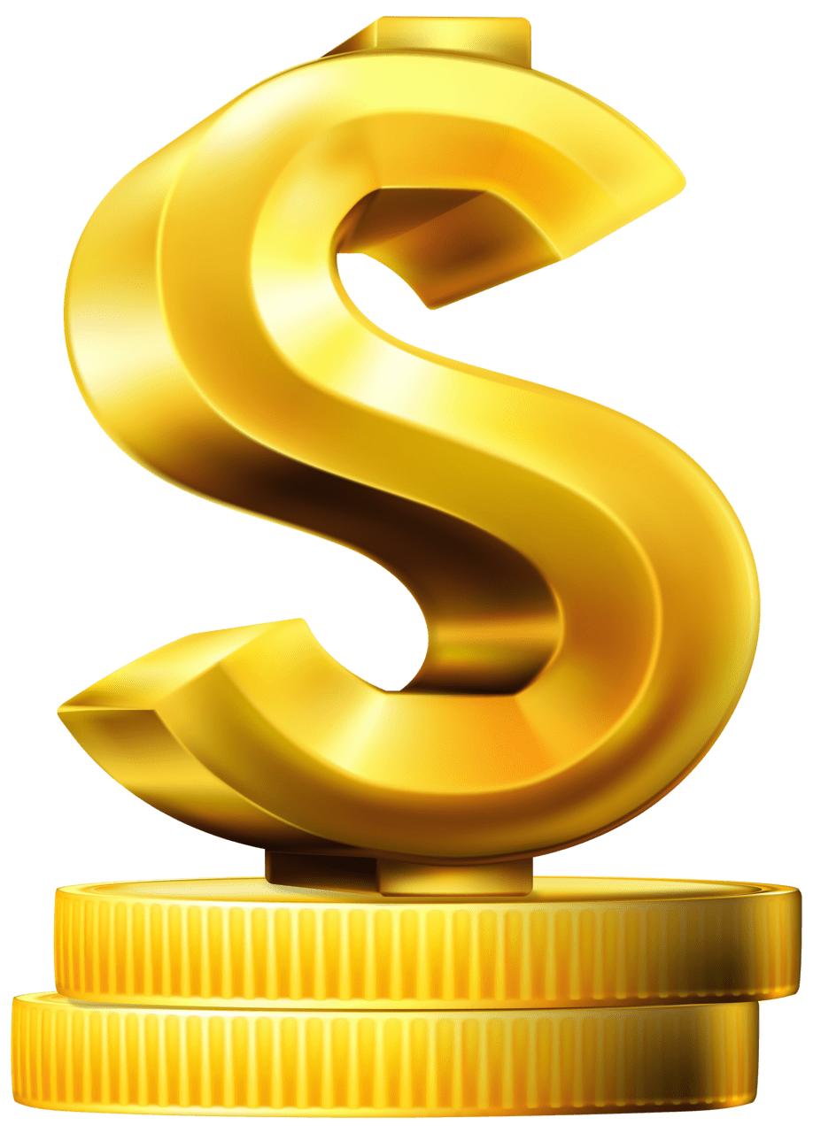 Dollar symbol coins and sign clipart best logo