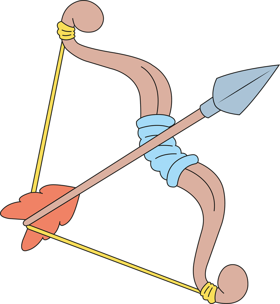 Bow and arrow images clipart 3