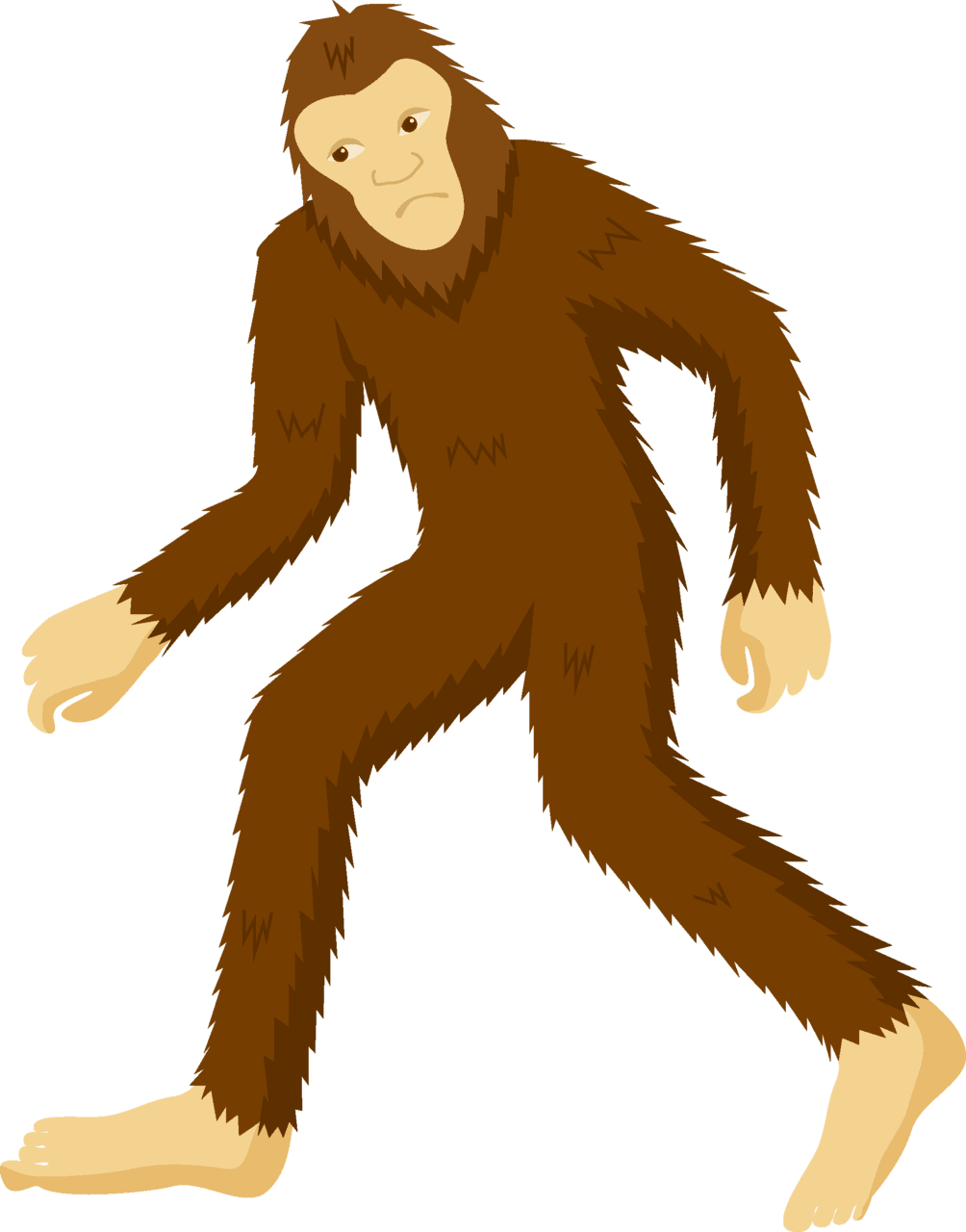 Bigfoot vector clipart images 2