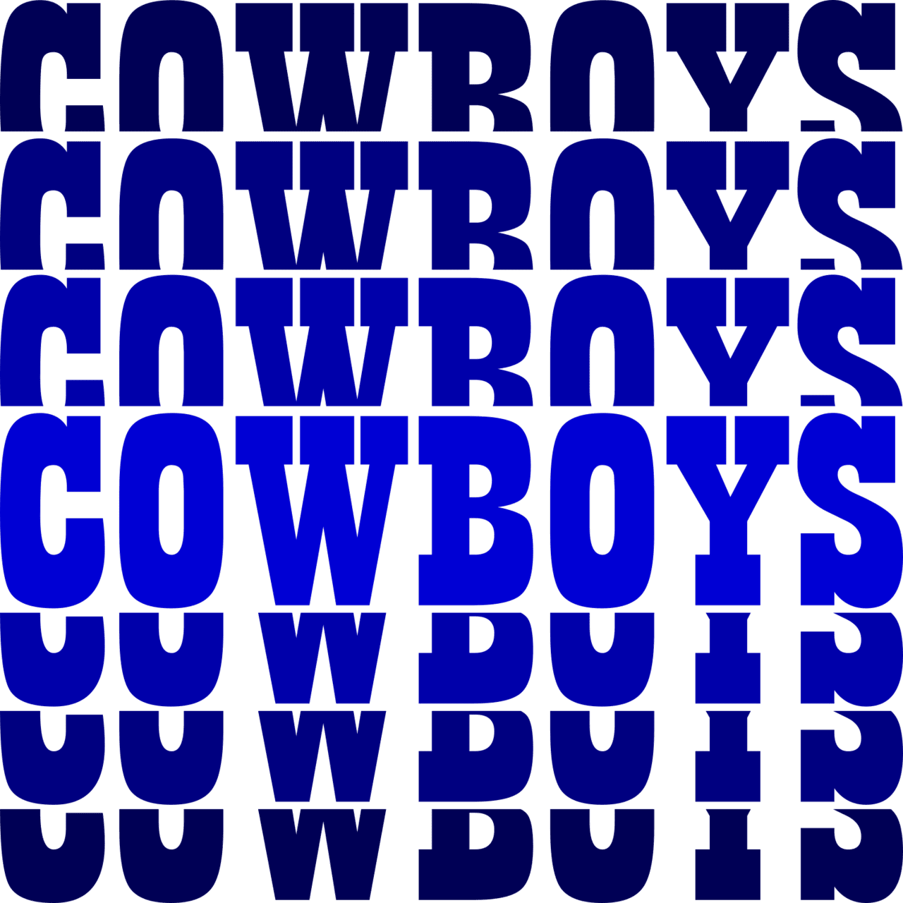 Dallas cowboys ombre dtf transfer my vinyl craft clipart transparent