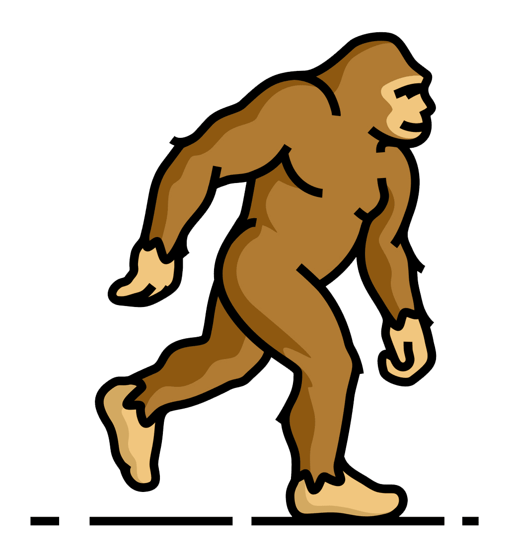 Bigfoot meet bob funfoot clipart photo