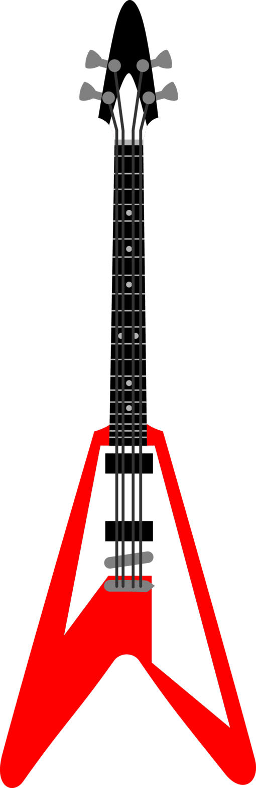 Electric guitar vector clipart