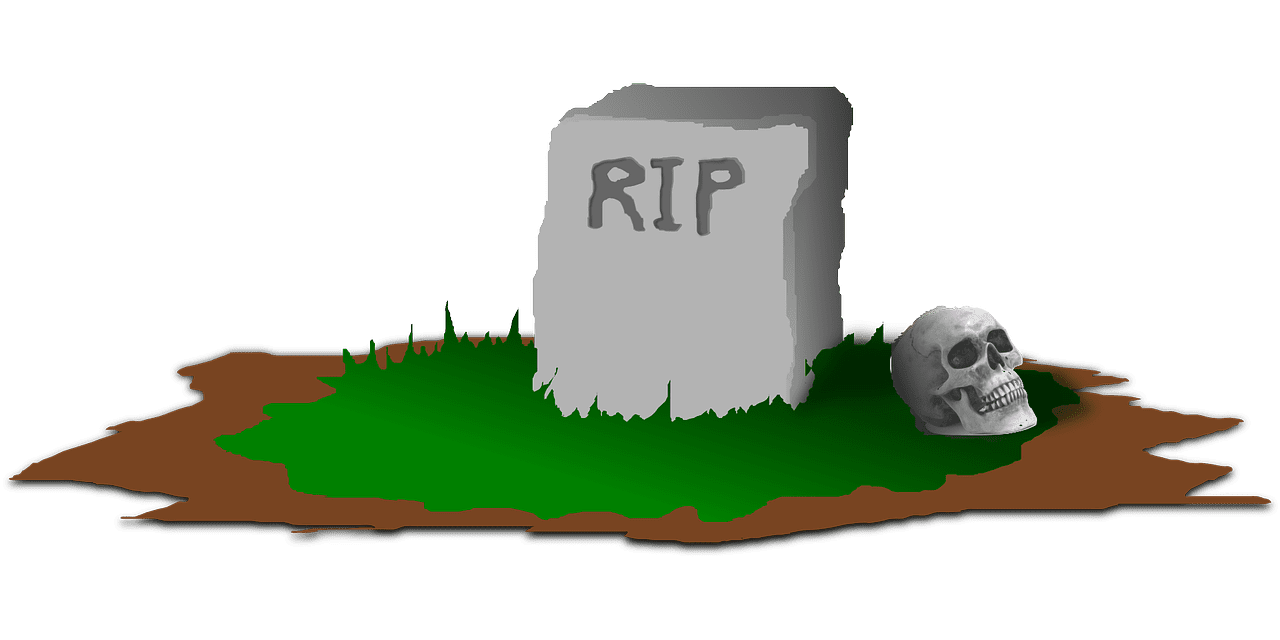 Gravestone tombstone rip graveyard vector graphic clipart