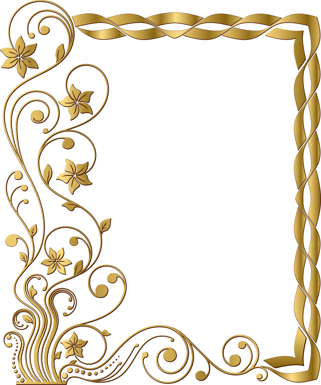 Borders ideas border design floral clipart free