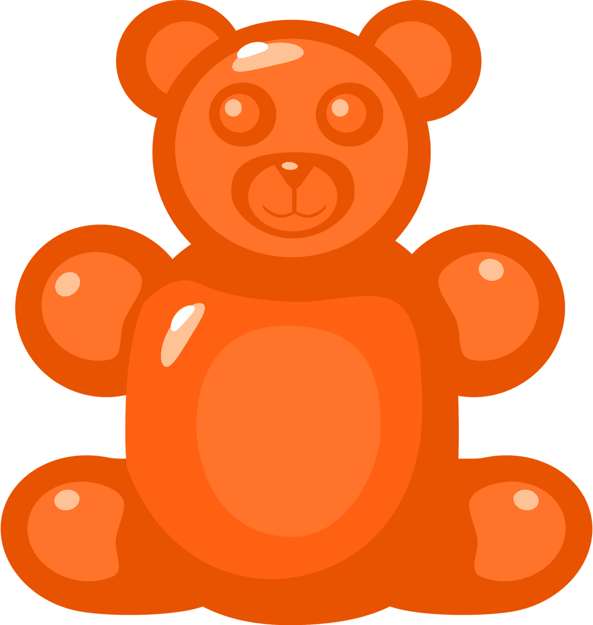 Gummy bear vector clipart images 4