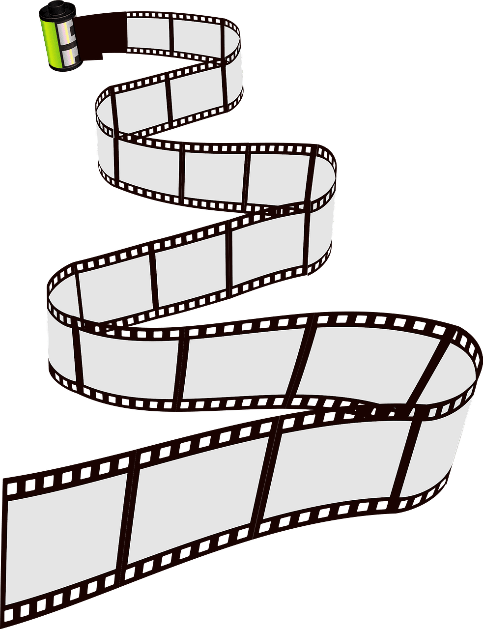 Photographic film vector clipart images