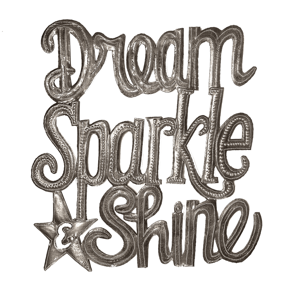 Wall art metal dream sparkle shine market haiti clipart photo