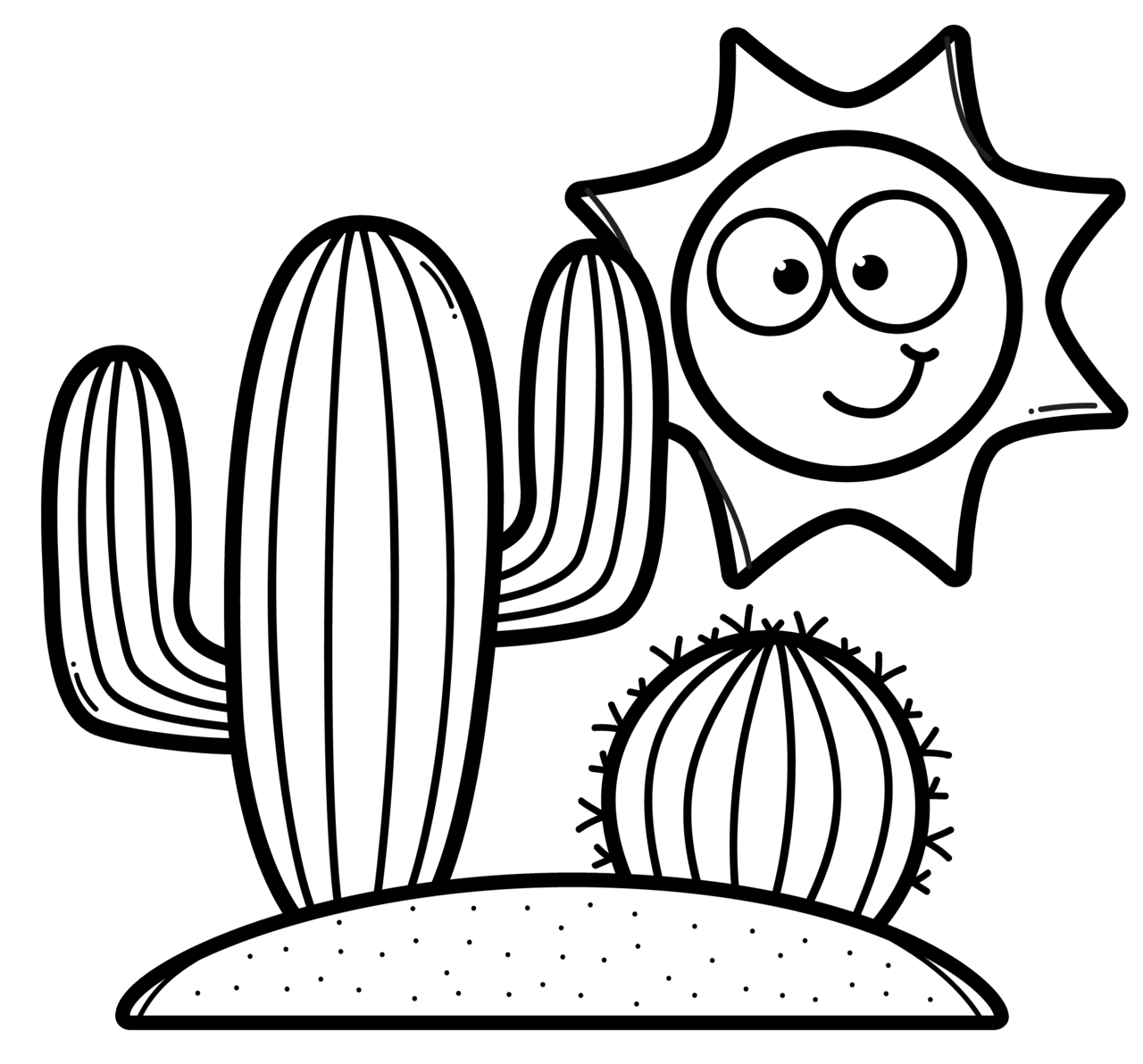 Desert pin page clipart logo