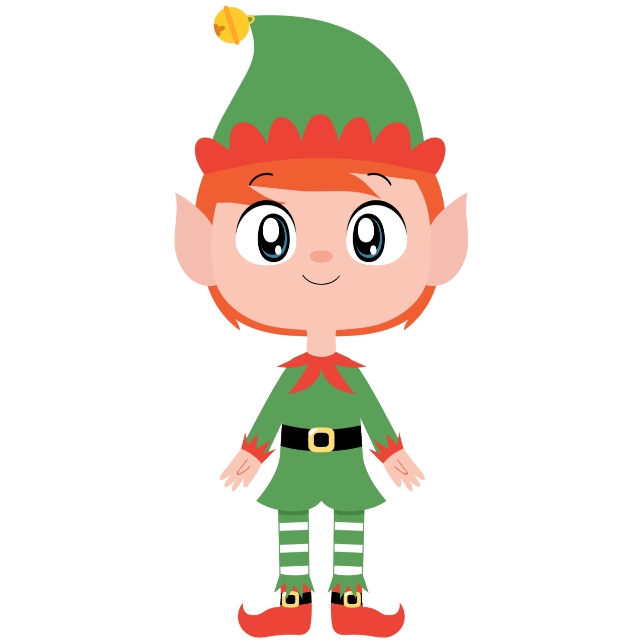 Elves pin page clipart free