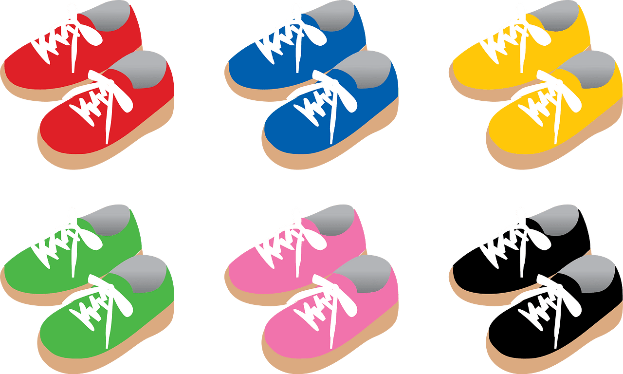 Gym shoes tennis shoe clipart images