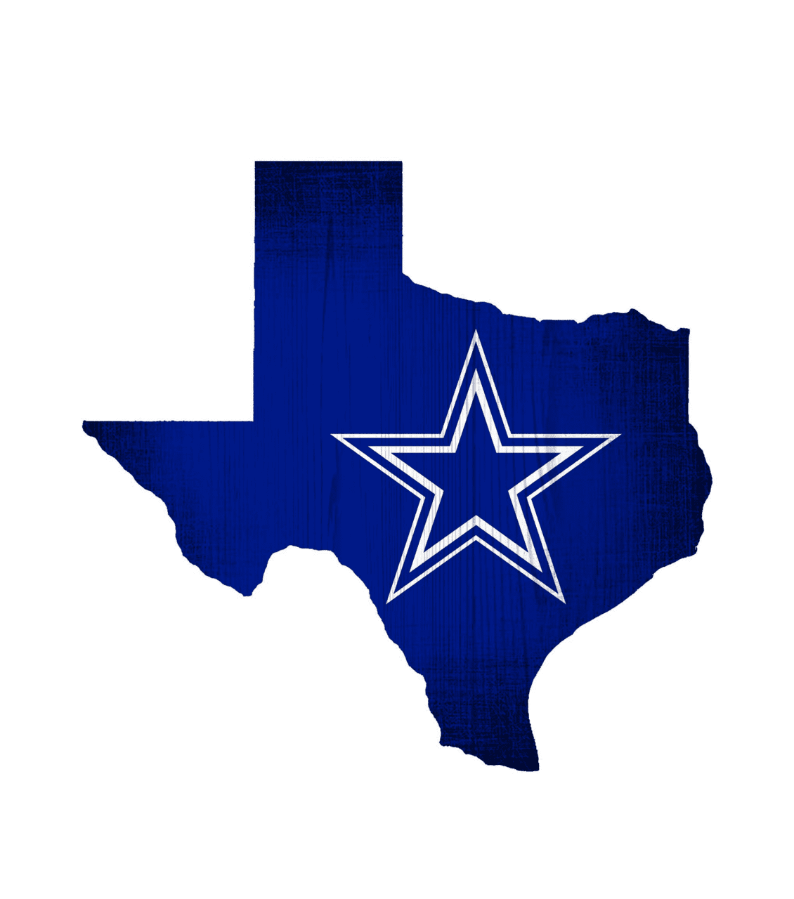 Dallas cowboys state team color logo sign clipart