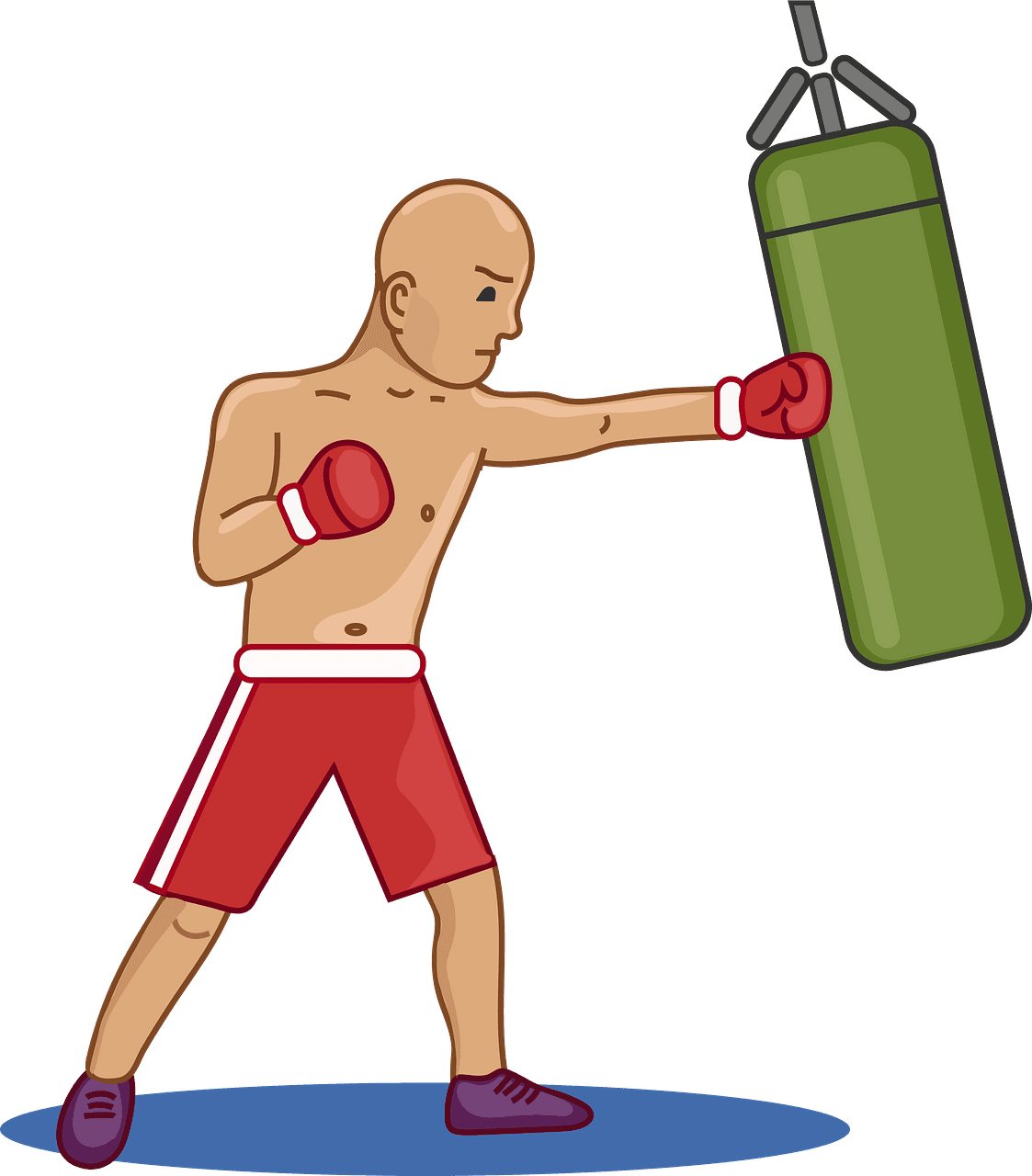 Boxeo boxer vector clipart images 2