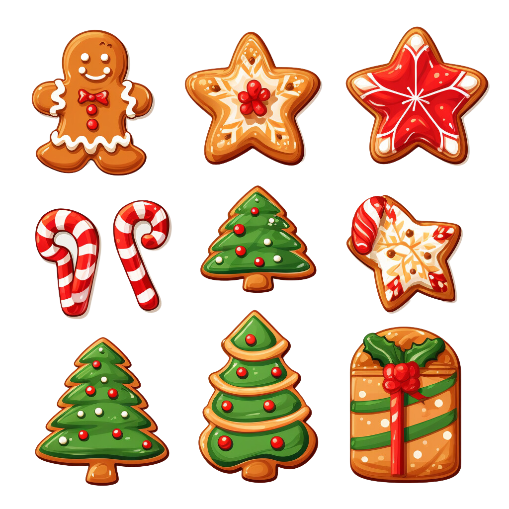 Christmas cookie clipart world of printables background 2