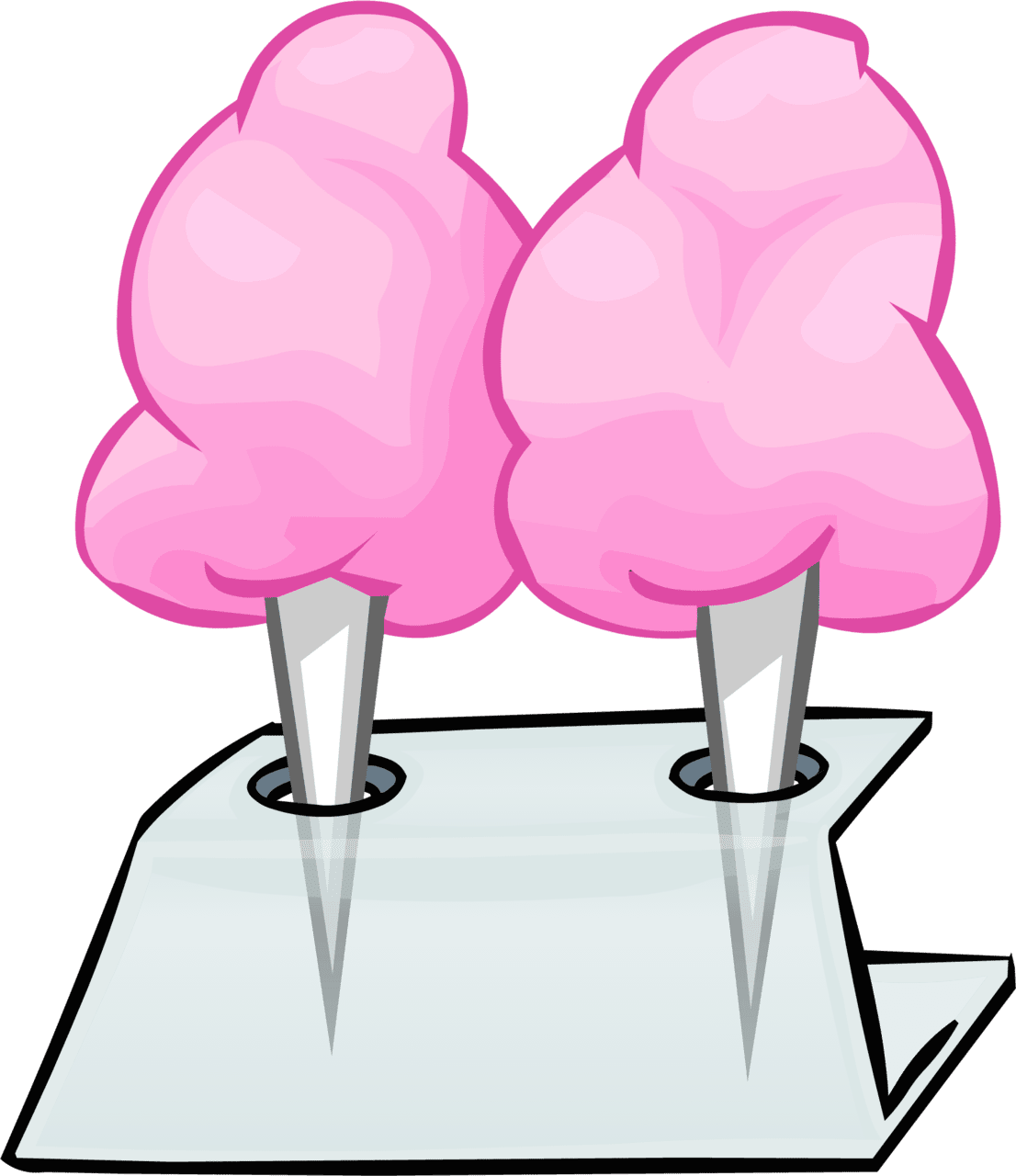 Cotton candy floss images logos clipart