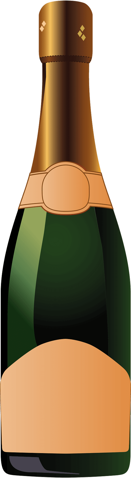 Champagne vector clipart images 4