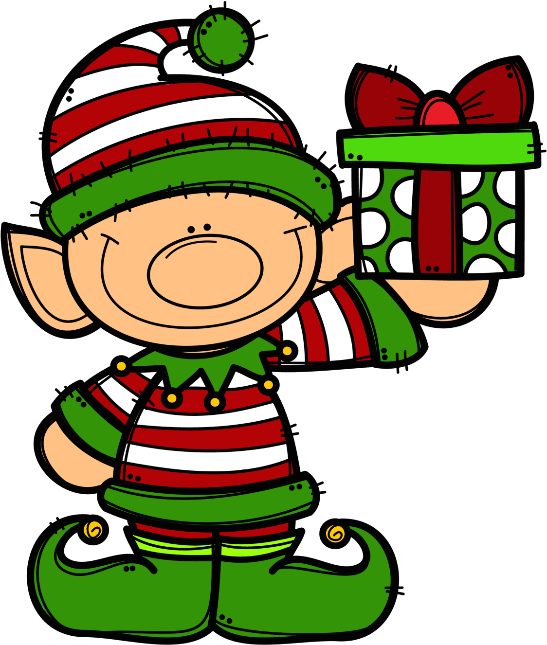 Christmas elf navidad dibujos navide os clipart logo