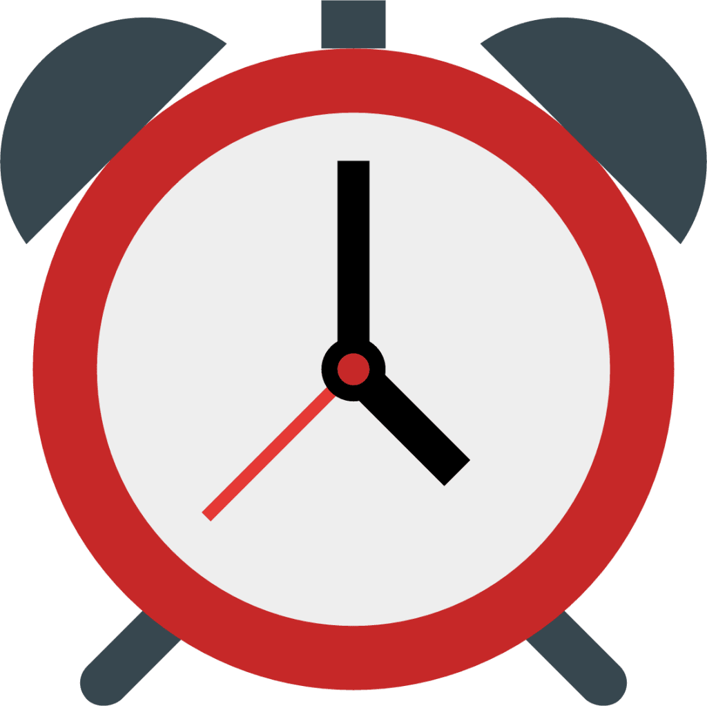 Alarm clock for clipart vector