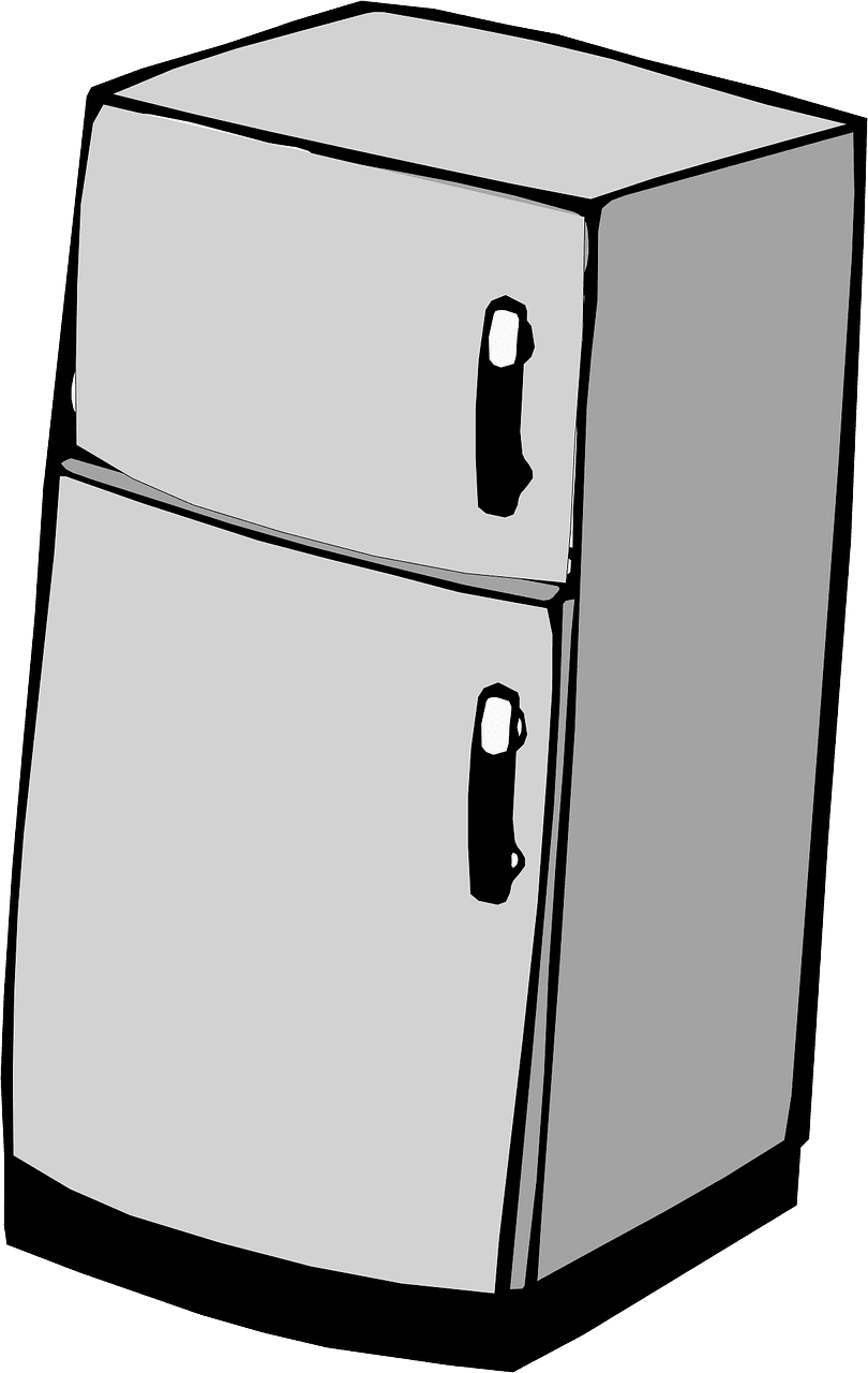 Fridge refrigerator cooling cool vector graphic clipart