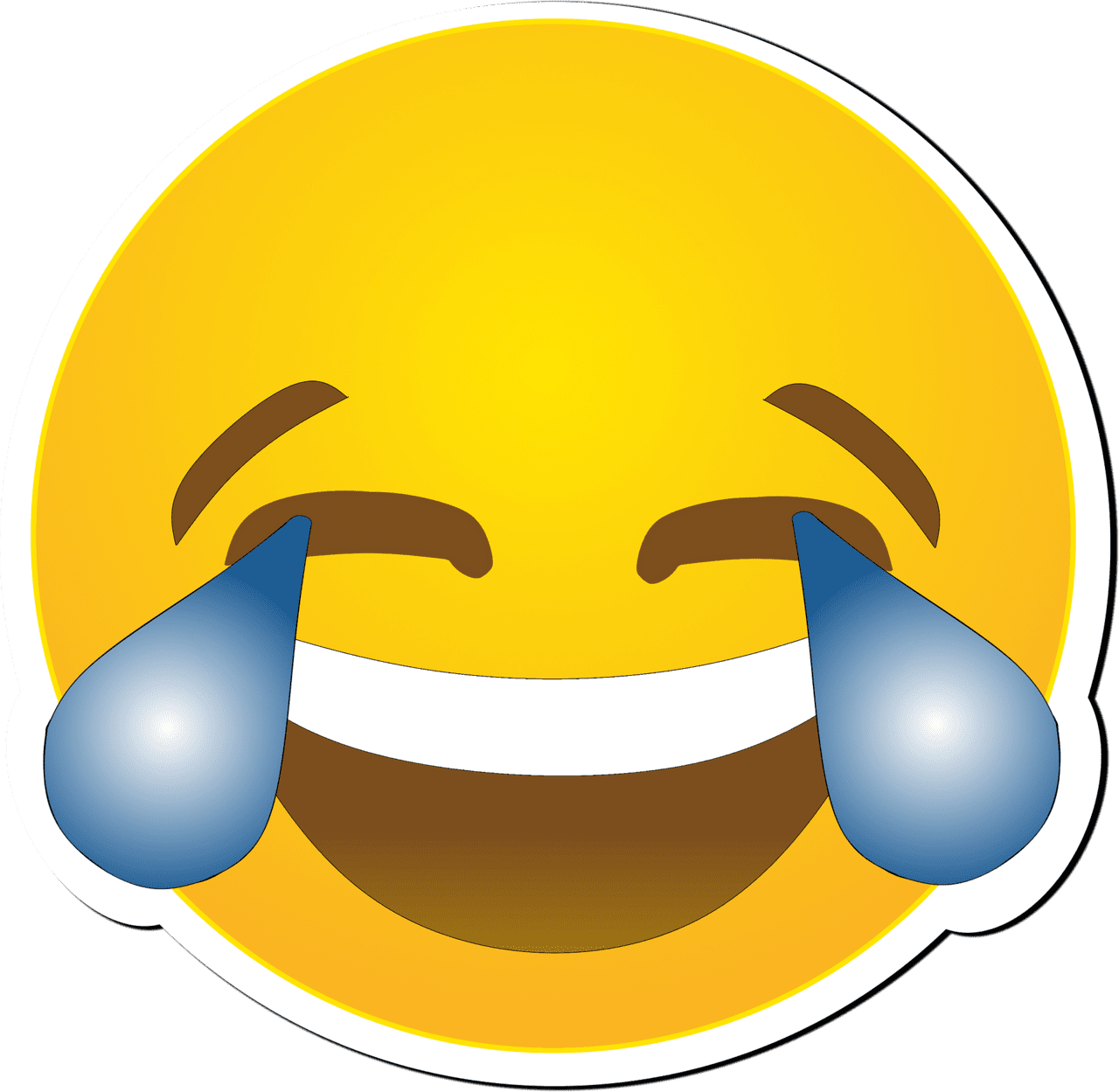 Laughter laughing face vector clipart images