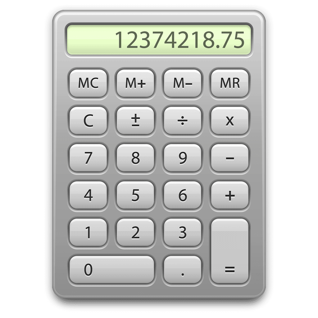 Calculator image size clipart 3