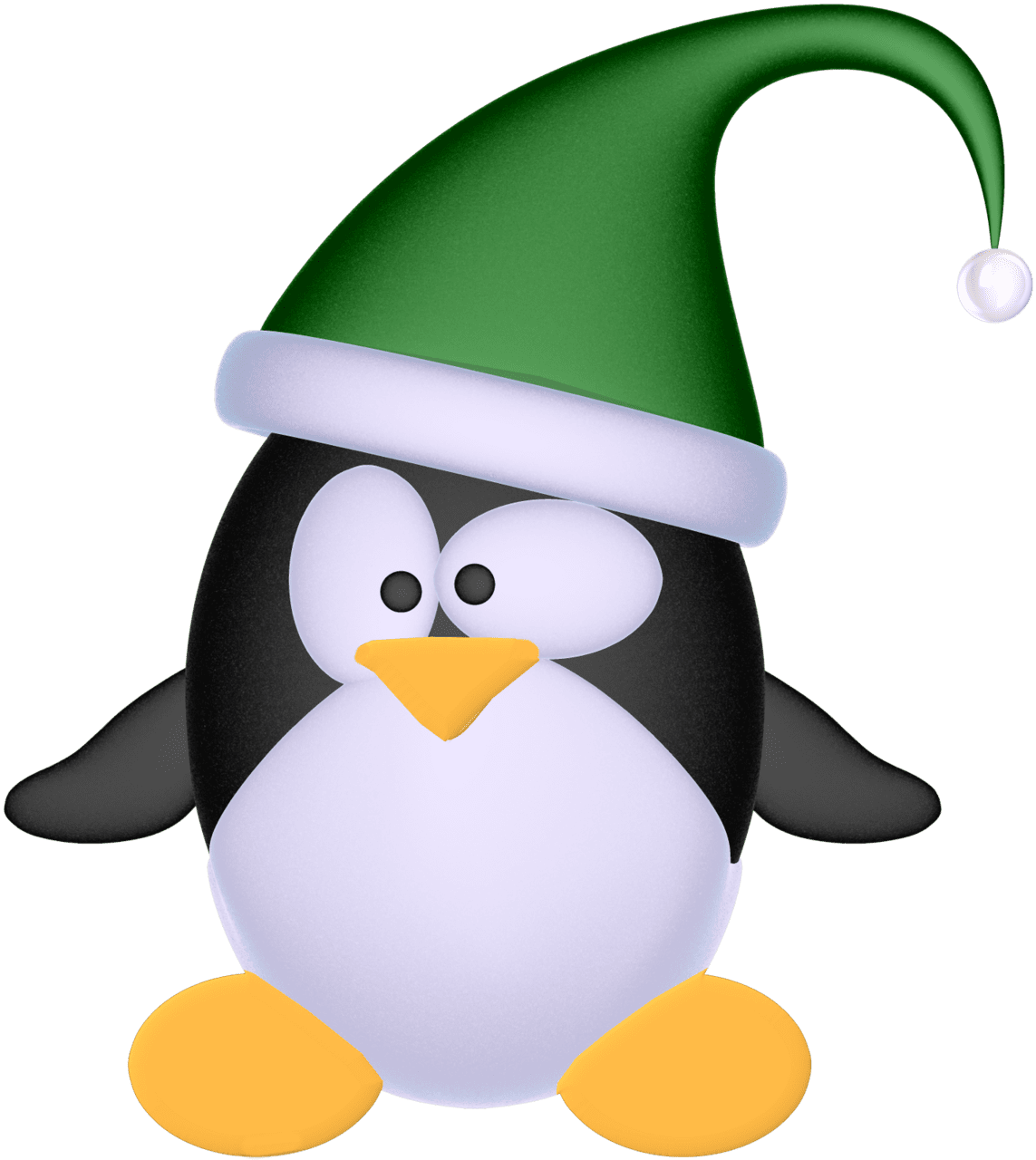 Christmas hat pin page clipart picture 2