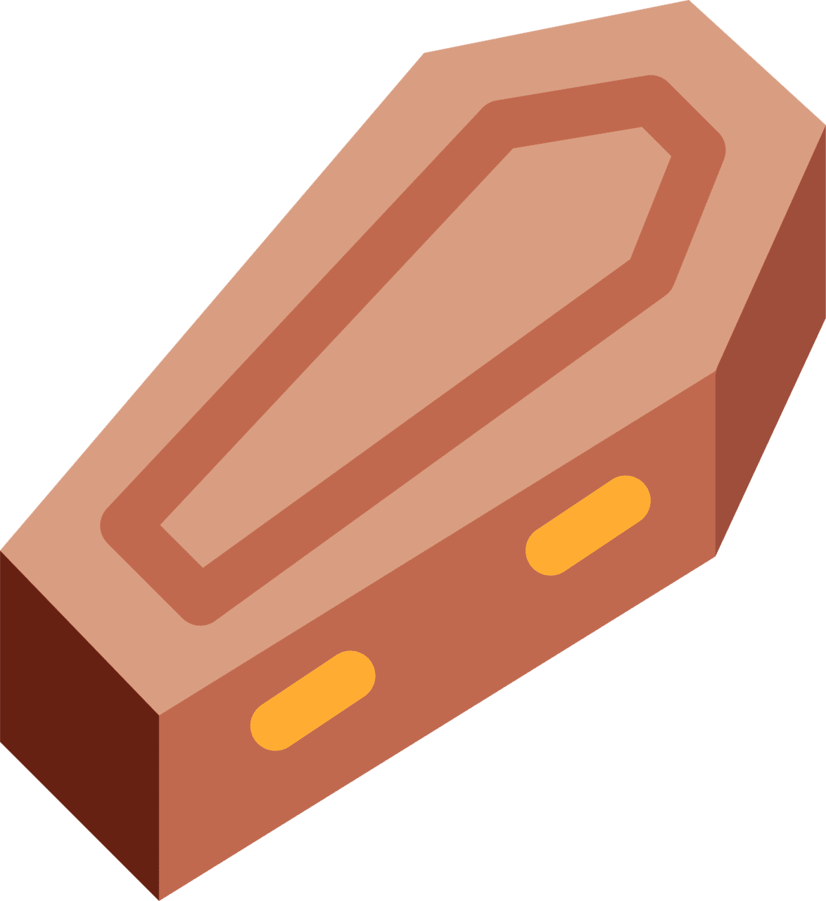 Coffin emoji for clipart logo