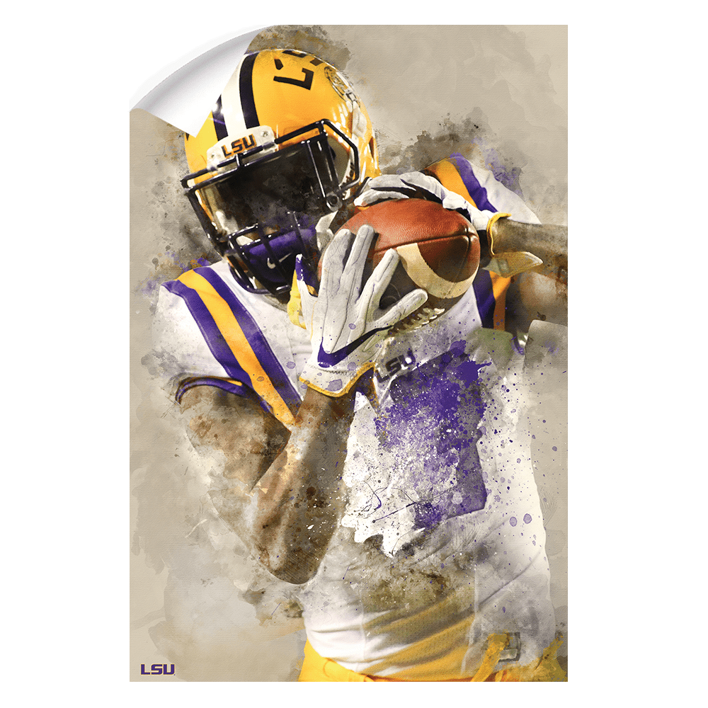 Lsu football helmet tigers wall decal college art clipart picture