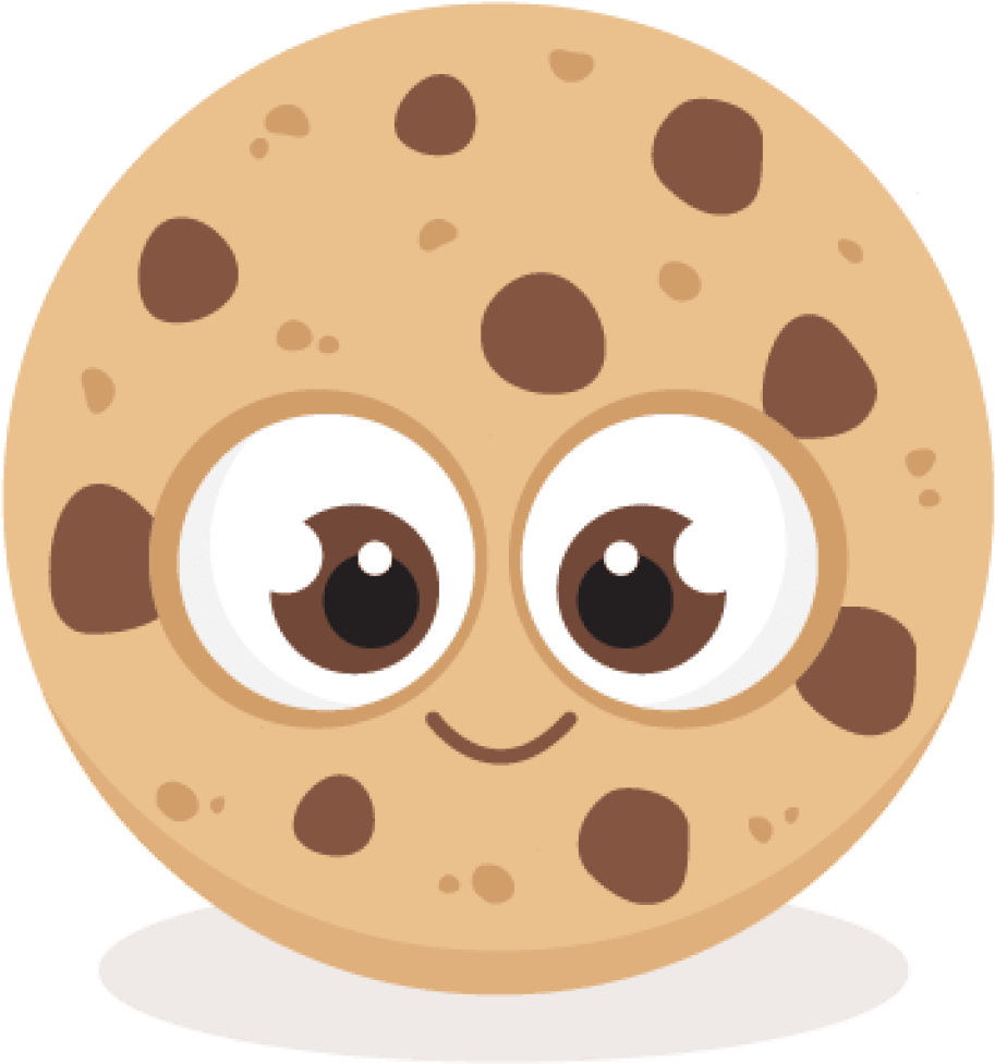 Chocolate chip cookie consent clipart logo