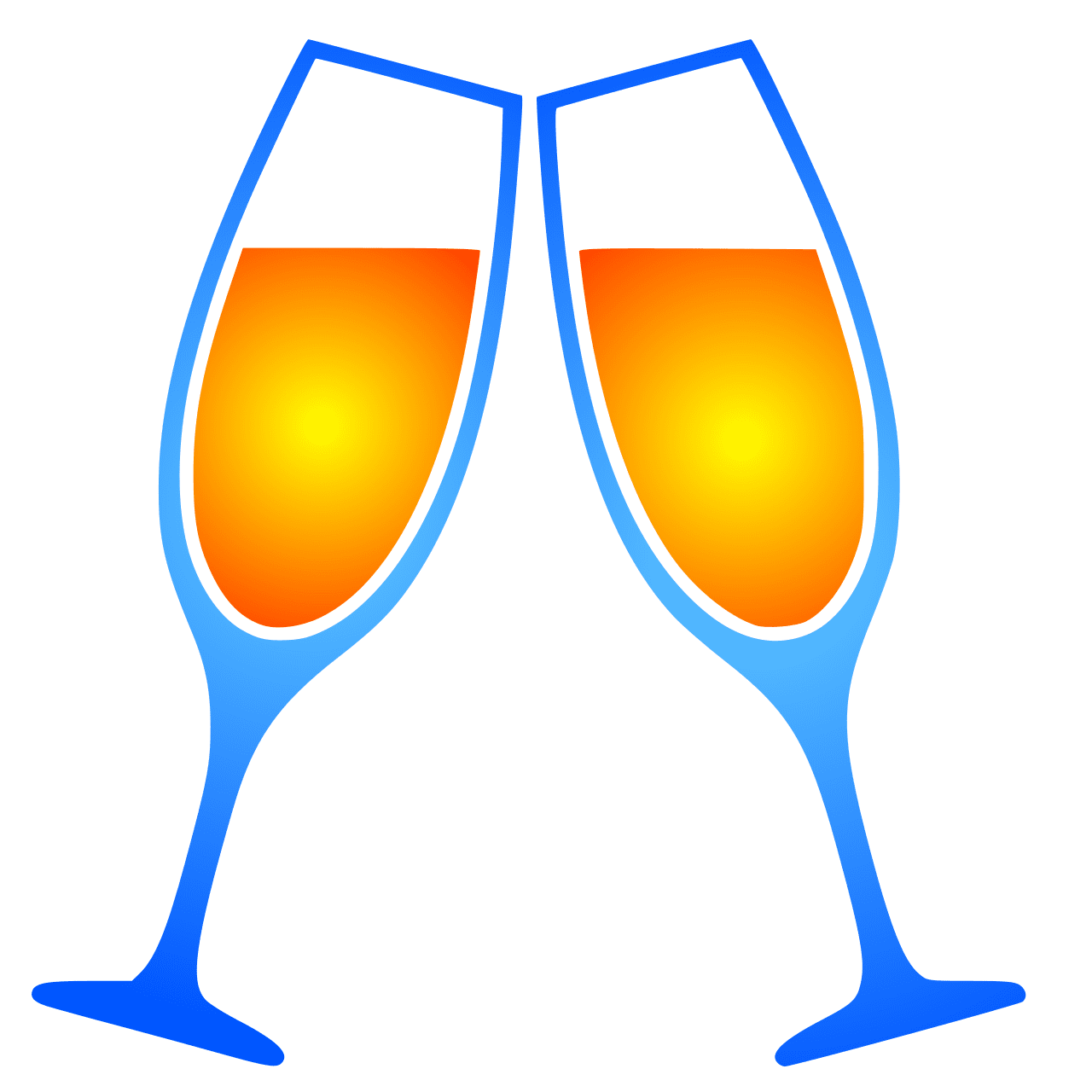 Champagne pin page clipart picture