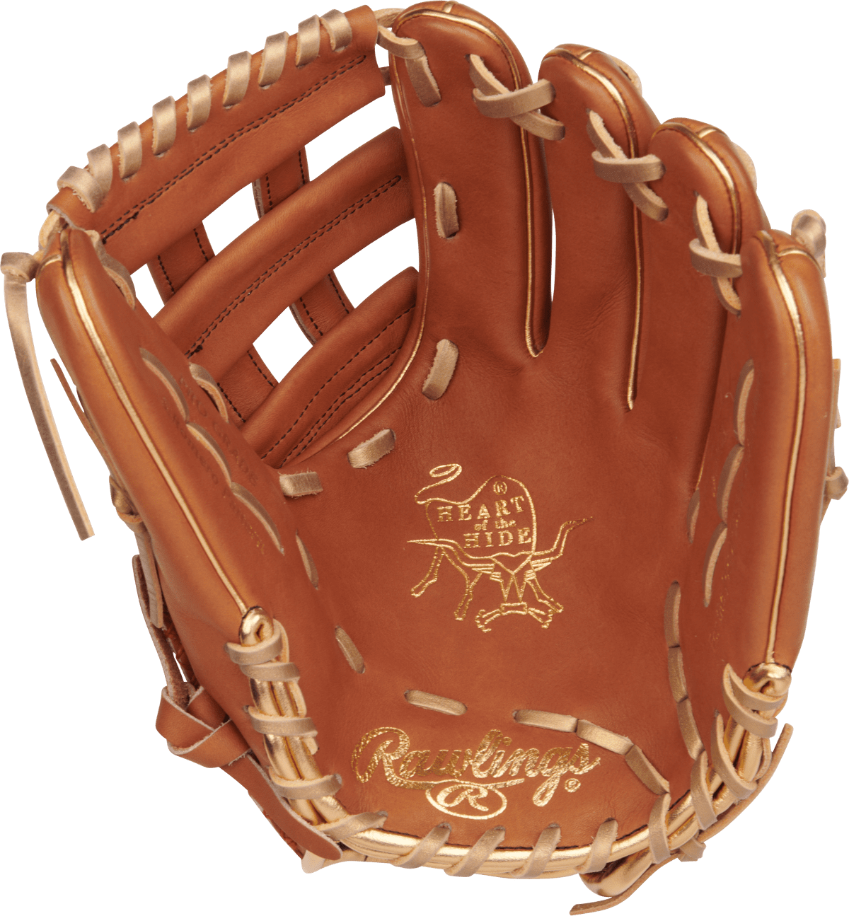 Baseball glove rawlings heart of the hide sierra romero prosr infield fastpitch nutmeg sporting goods clipart clip art