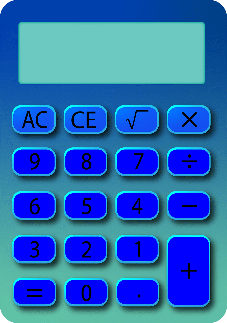 Calculator calculation image clipart