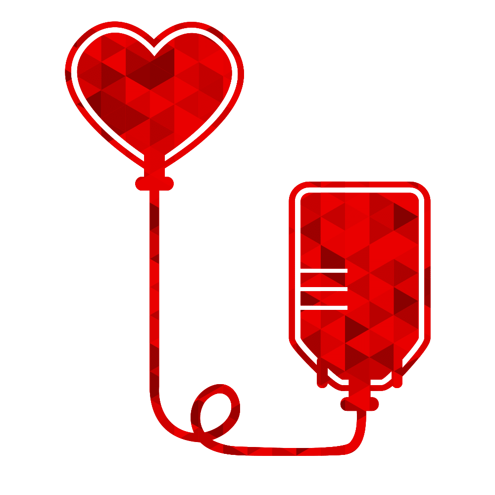 Vector blood donation image clipart