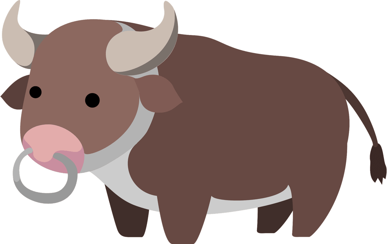 Bull vector clipart images 6