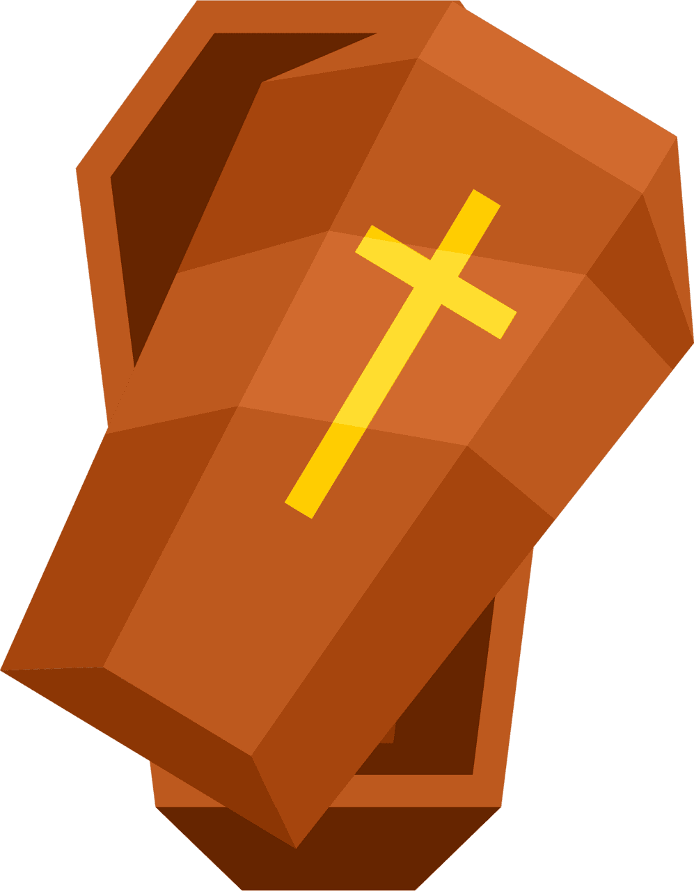 Open coffin vector clipart images
