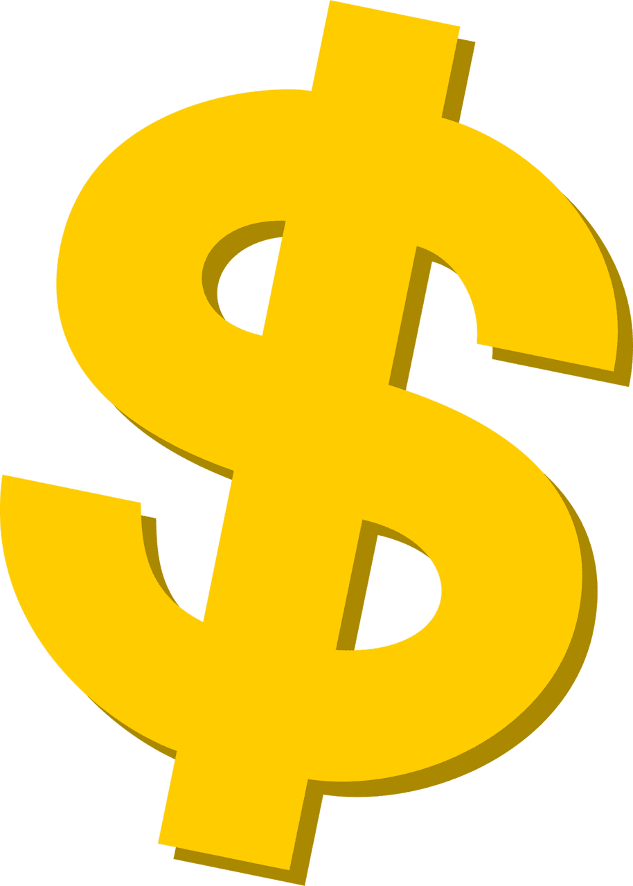 Dollar symbol sign vector clipart images 2