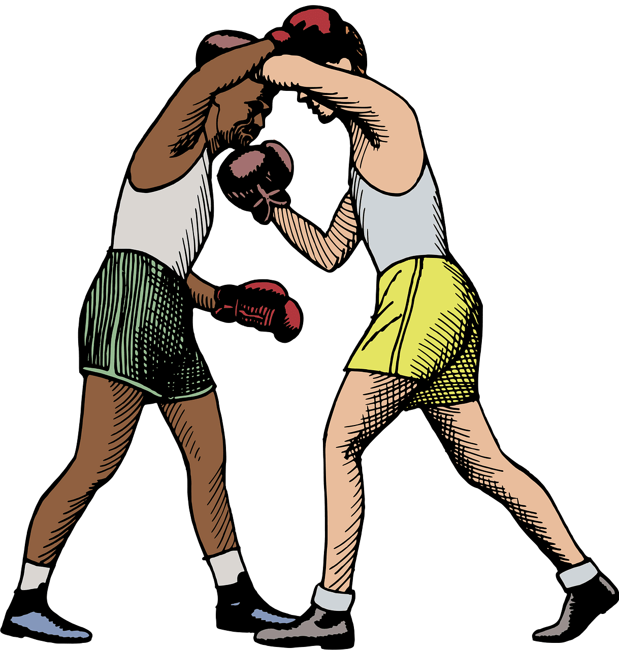 Boxeo boxing vector clipart images