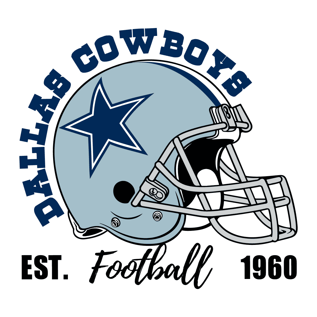 Dallas cowboys football helmet untitled clipart transparent