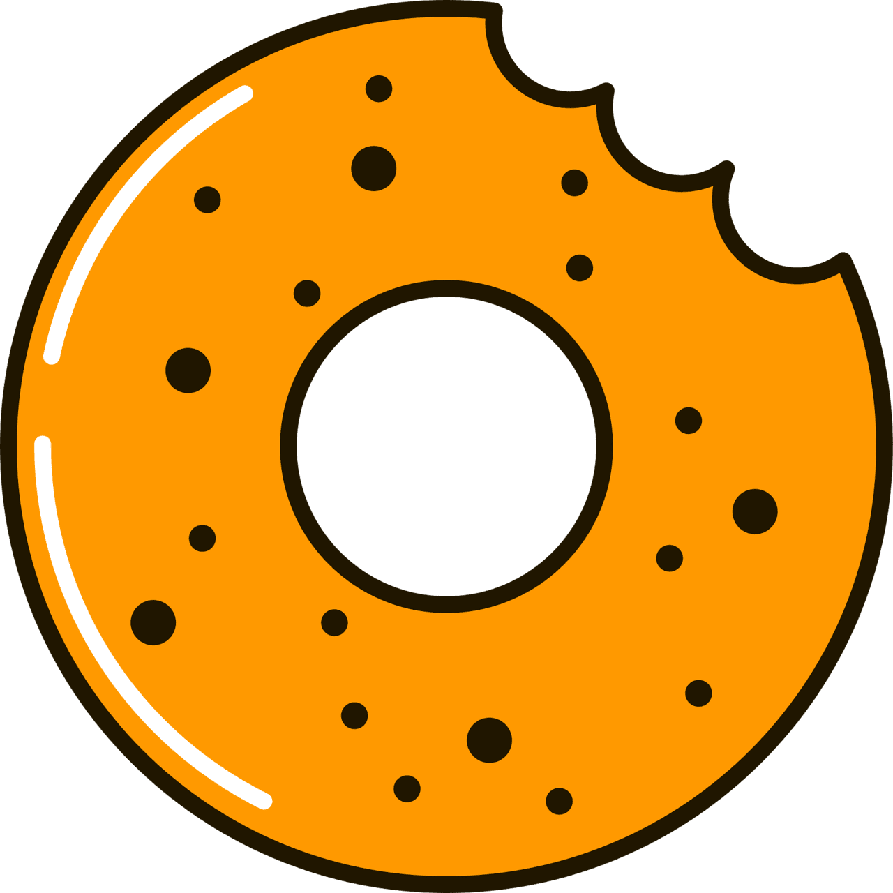 Bagel vector clipart images 3